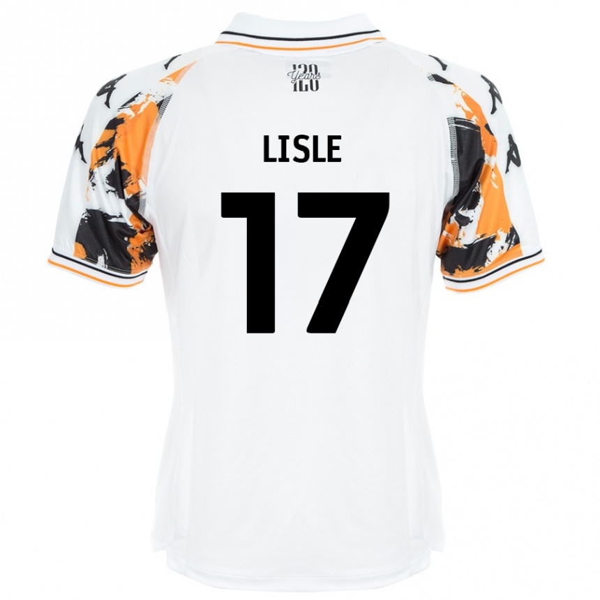 Enfant Football Maillot Mary Lisle #17 Blanc Tenues Extérieur 2024/25