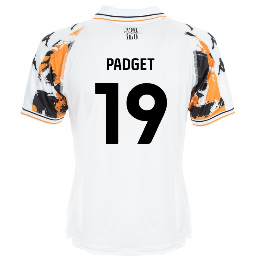 Enfant Football Maillot Bethany Padget #19 Blanc Tenues Extérieur 2024/25