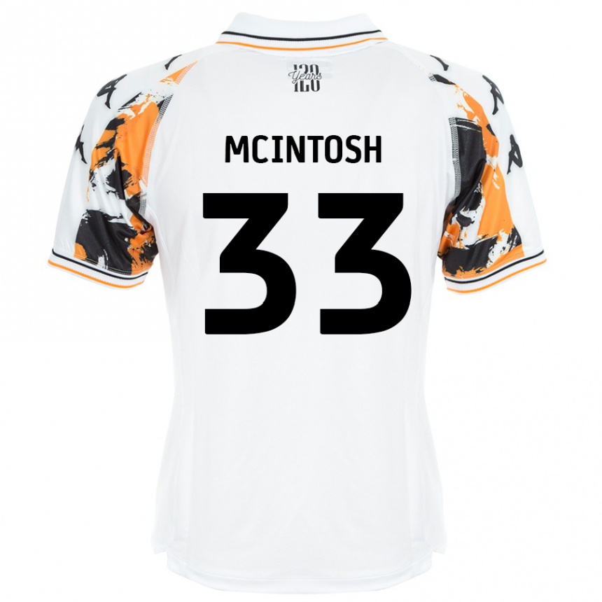 Enfant Football Maillot Lucy Mcintosh #33 Blanc Tenues Extérieur 2024/25