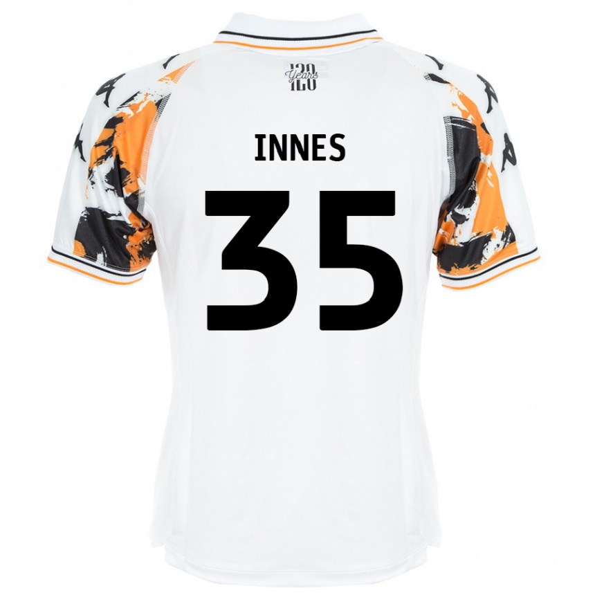 Enfant Football Maillot Emma Innes #35 Blanc Tenues Extérieur 2024/25