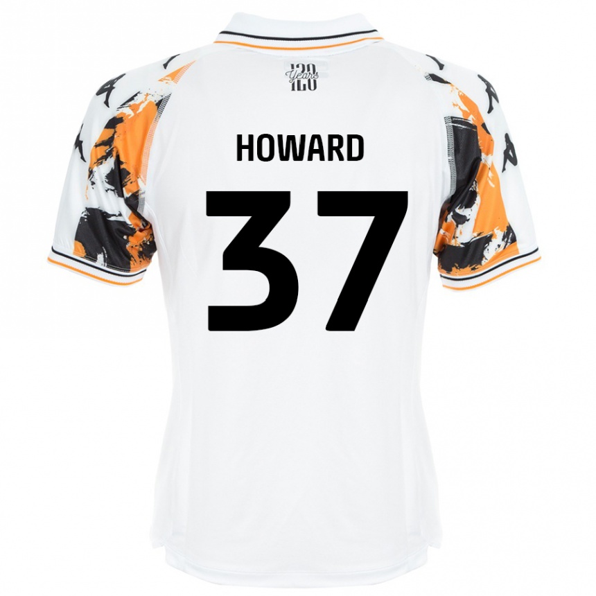 Enfant Football Maillot Scarlet Howard #37 Blanc Tenues Extérieur 2024/25