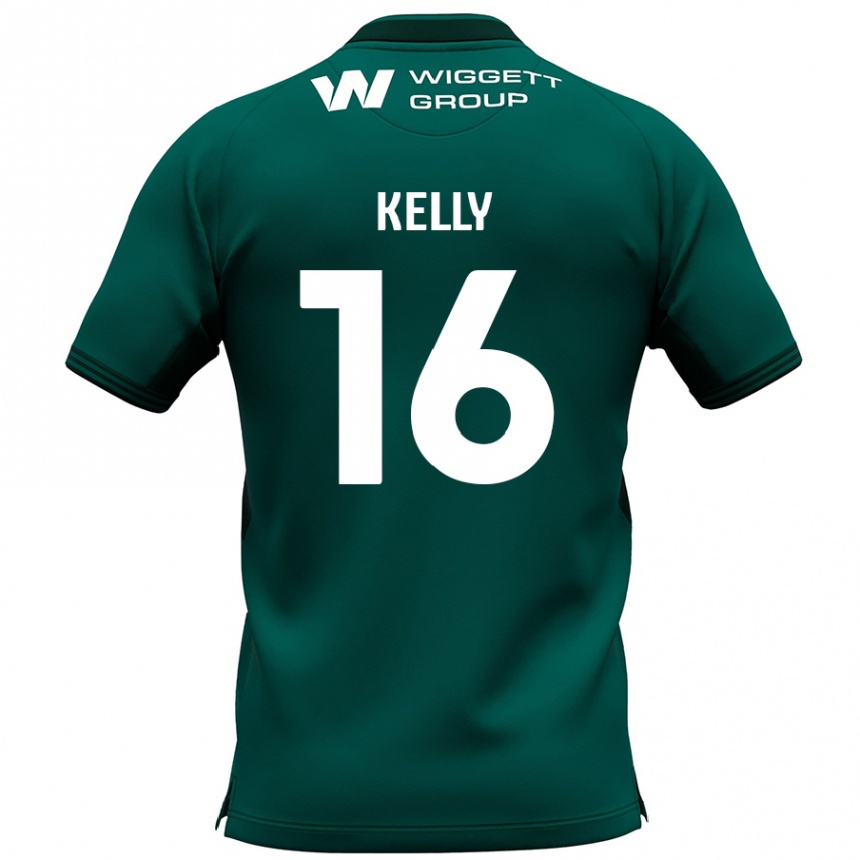 Enfant Football Maillot Daniel Kelly #16 Vert Tenues Extérieur 2024/25