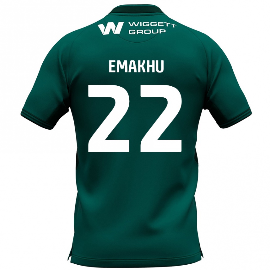 Enfant Football Maillot Aidomo Emakhu #22 Vert Tenues Extérieur 2024/25