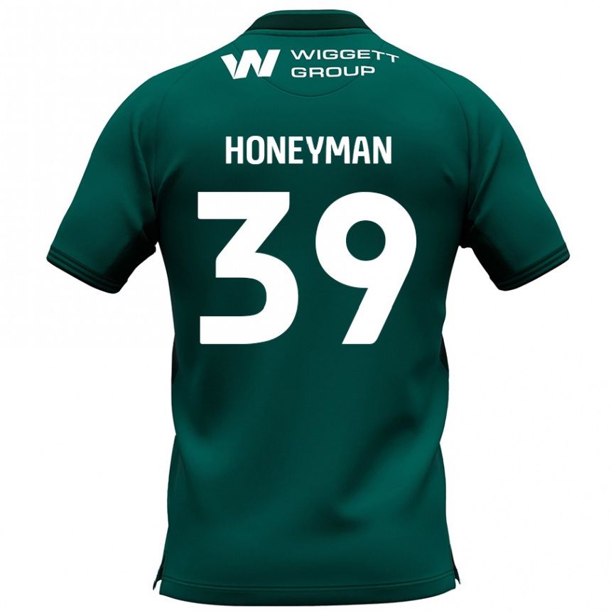 Enfant Football Maillot George Honeyman #39 Vert Tenues Extérieur 2024/25