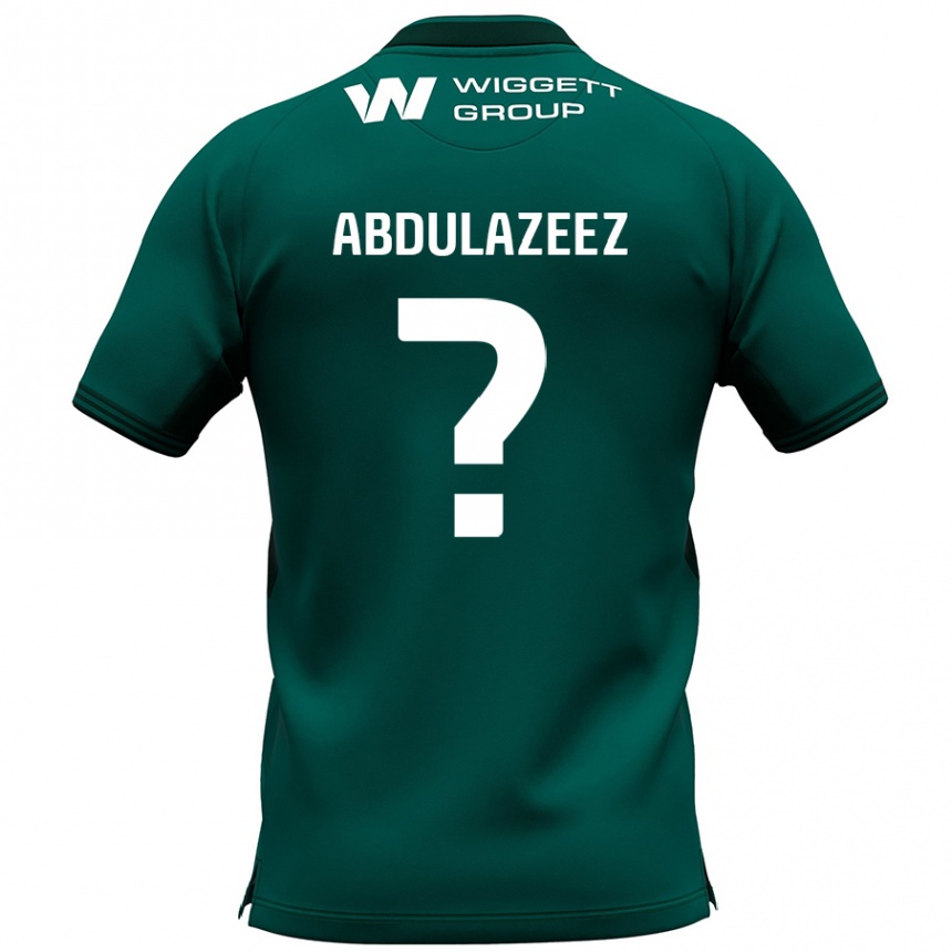 Enfant Football Maillot Abdulahi Abdulazeez #0 Vert Tenues Extérieur 2024/25