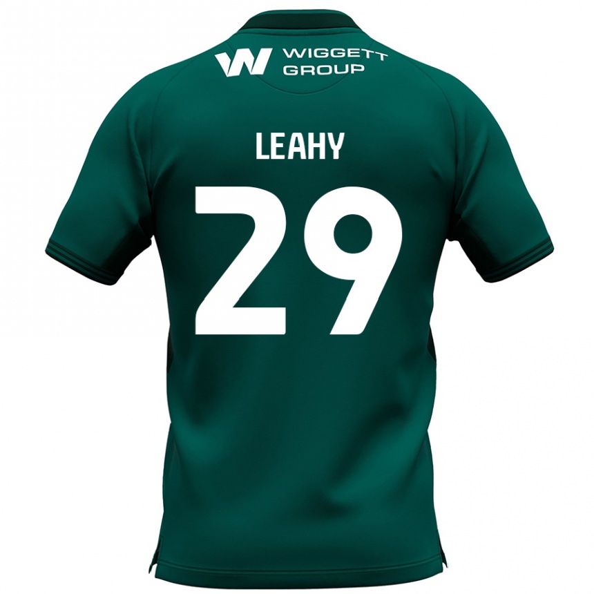 Enfant Football Maillot Tom Leahy #29 Vert Tenues Extérieur 2024/25