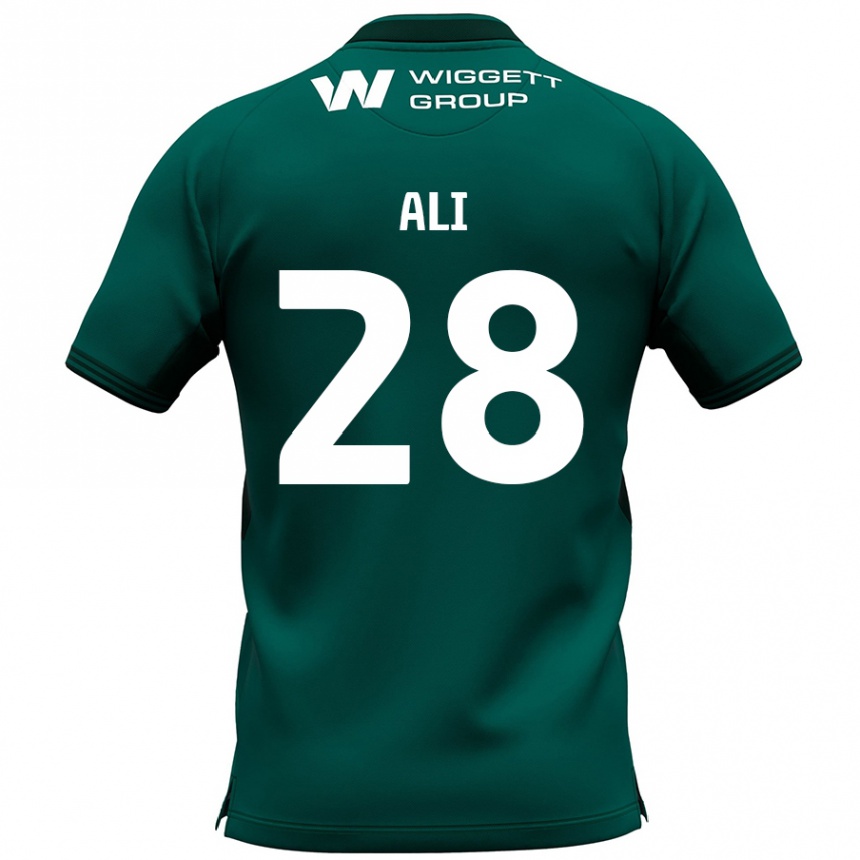 Enfant Football Maillot Francesca Ali #28 Vert Tenues Extérieur 2024/25