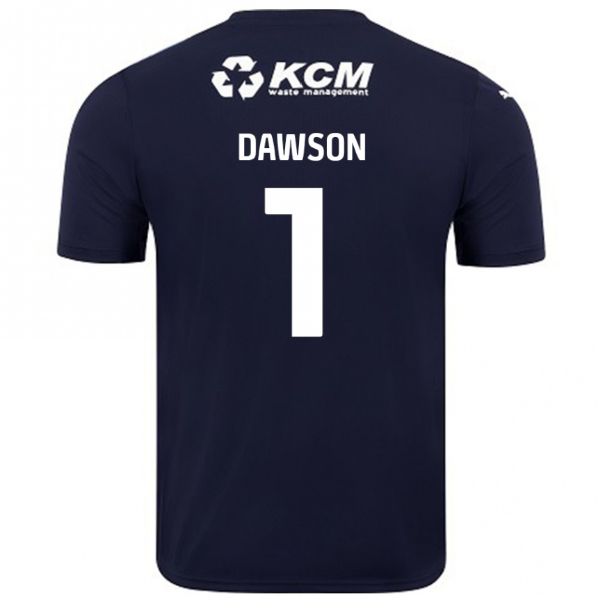 Enfant Football Maillot Cameron Dawson #1 Bleu Marine Tenues Extérieur 2024/25