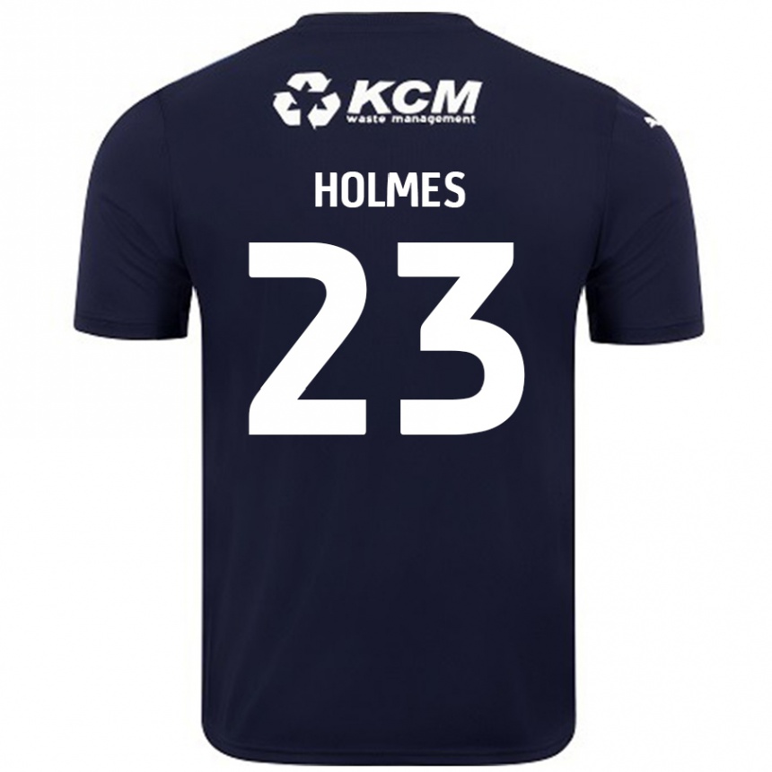 Enfant Football Maillot Jack Holmes #23 Bleu Marine Tenues Extérieur 2024/25