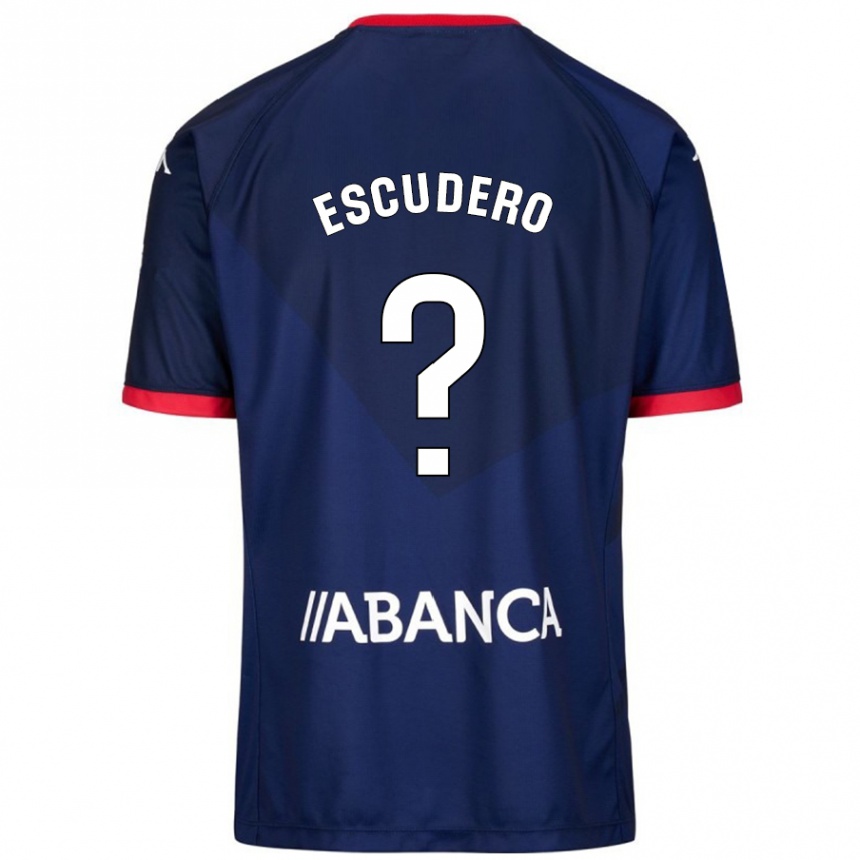 Enfant Football Maillot Sergio Escudero #18 Bleu Marine Tenues Extérieur 2024/25