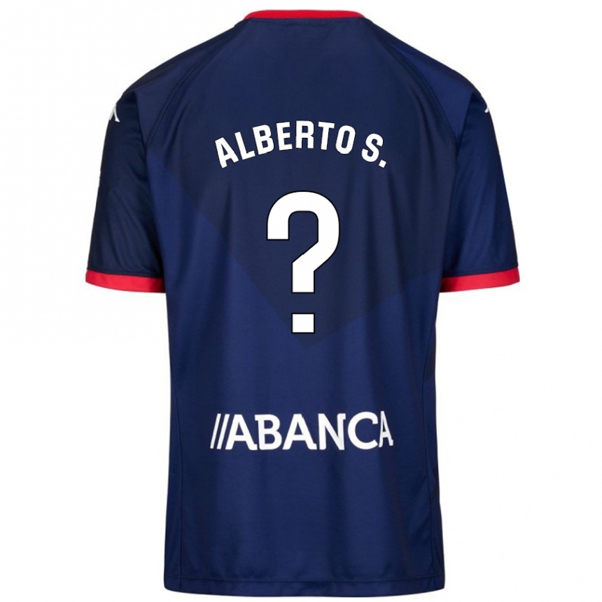 Enfant Football Maillot Alberto Sánchez #0 Bleu Marine Tenues Extérieur 2024/25