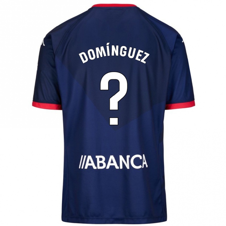 Enfant Football Maillot David Domínguez #0 Bleu Marine Tenues Extérieur 2024/25