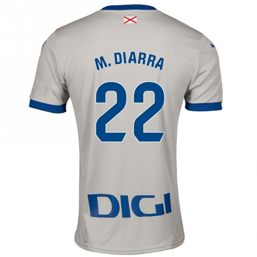 Enfant Football Maillot Moussa Diarra #22 Gris Clair Tenues Extérieur 2024/25