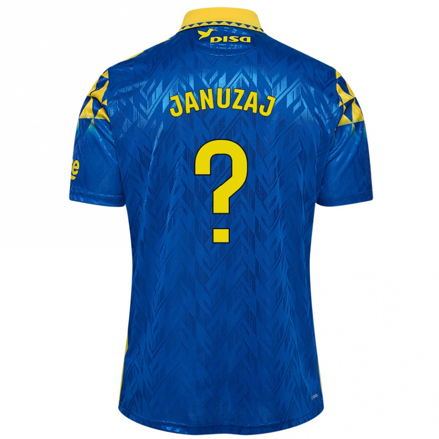 Enfant Football Maillot Adnan Januzaj #0 Bleu Jaune Tenues Extérieur 2024/25