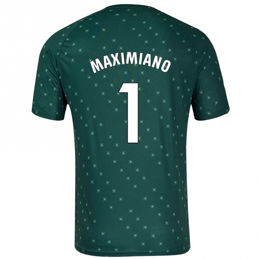 Enfant Football Maillot Luís Maximiano #1 Vert Foncé Tenues Extérieur 2024/25