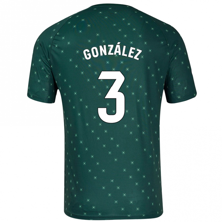 Enfant Football Maillot Edgar González #3 Vert Foncé Tenues Extérieur 2024/25