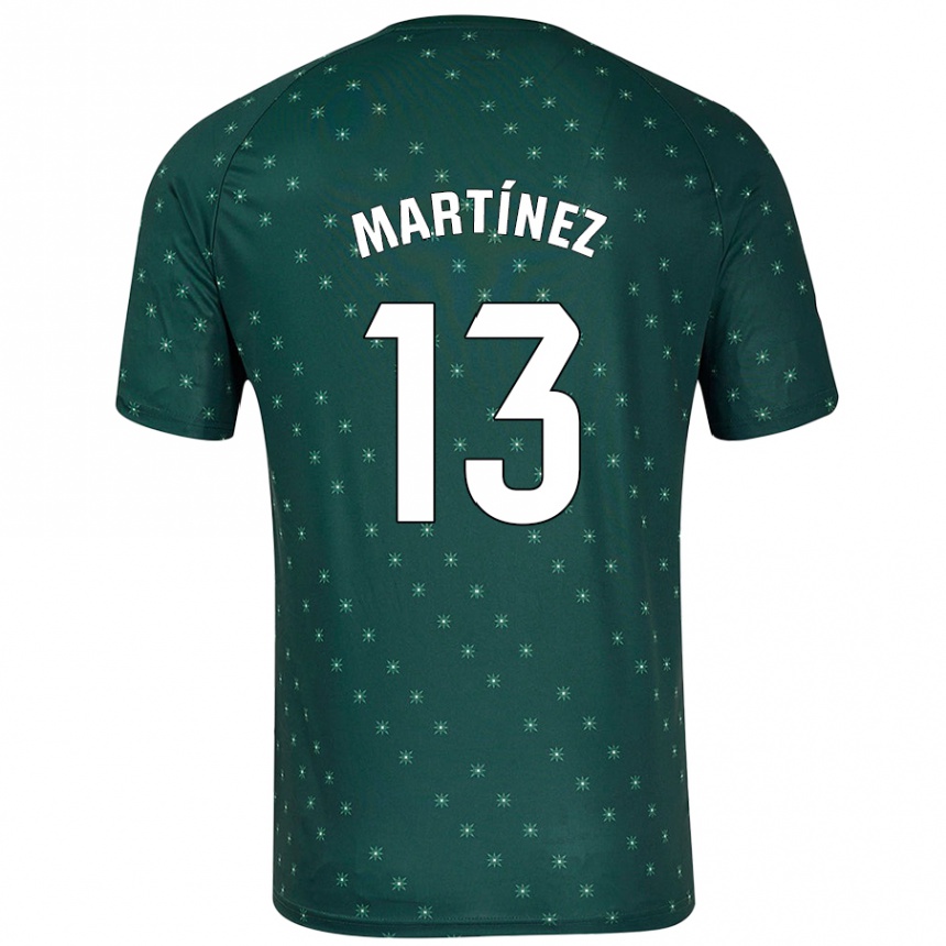 Enfant Football Maillot Fernando Martínez #13 Vert Foncé Tenues Extérieur 2024/25