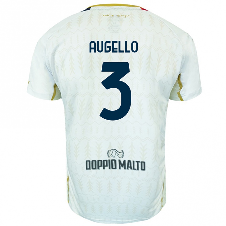 Enfant Football Maillot Tommaso Augello #3 Blanc Tenues Extérieur 2024/25