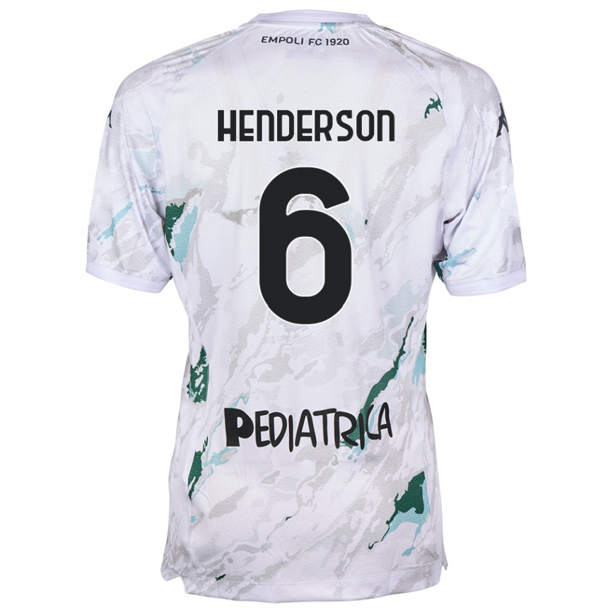 Enfant Football Maillot Liam Henderson #6 Gris Tenues Extérieur 2024/25