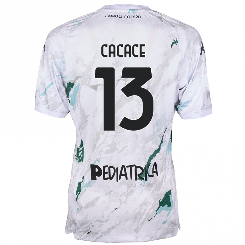 Enfant Football Maillot Liberato Cacace #13 Gris Tenues Extérieur 2024/25