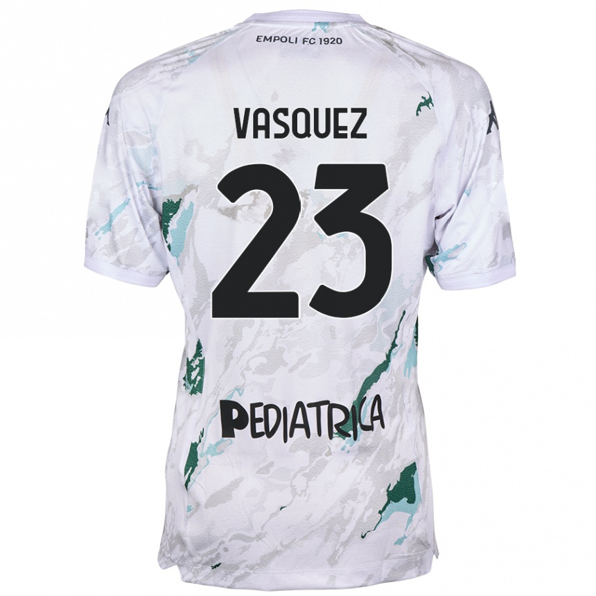 Enfant Football Maillot Devis Vásquez #23 Gris Tenues Extérieur 2024/25