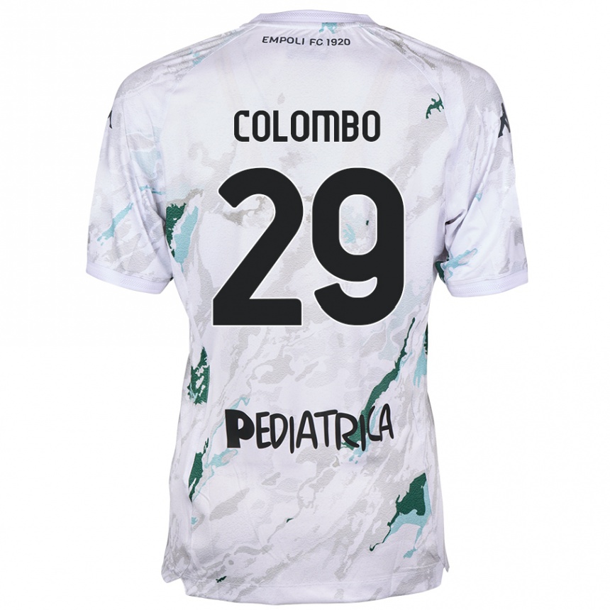 Enfant Football Maillot Lorenzo Colombo #29 Gris Tenues Extérieur 2024/25