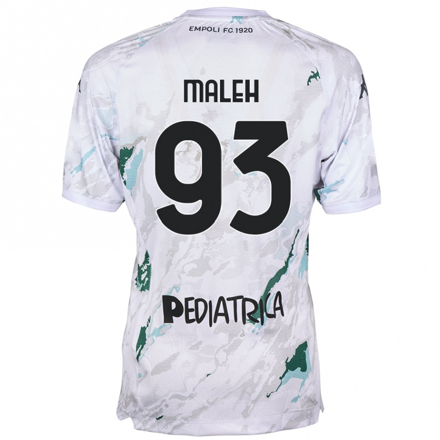 Enfant Football Maillot Youssef Maleh #93 Gris Tenues Extérieur 2024/25