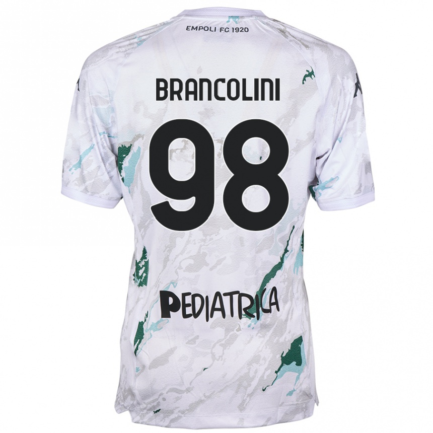 Enfant Football Maillot Federico Brancolini #98 Gris Tenues Extérieur 2024/25