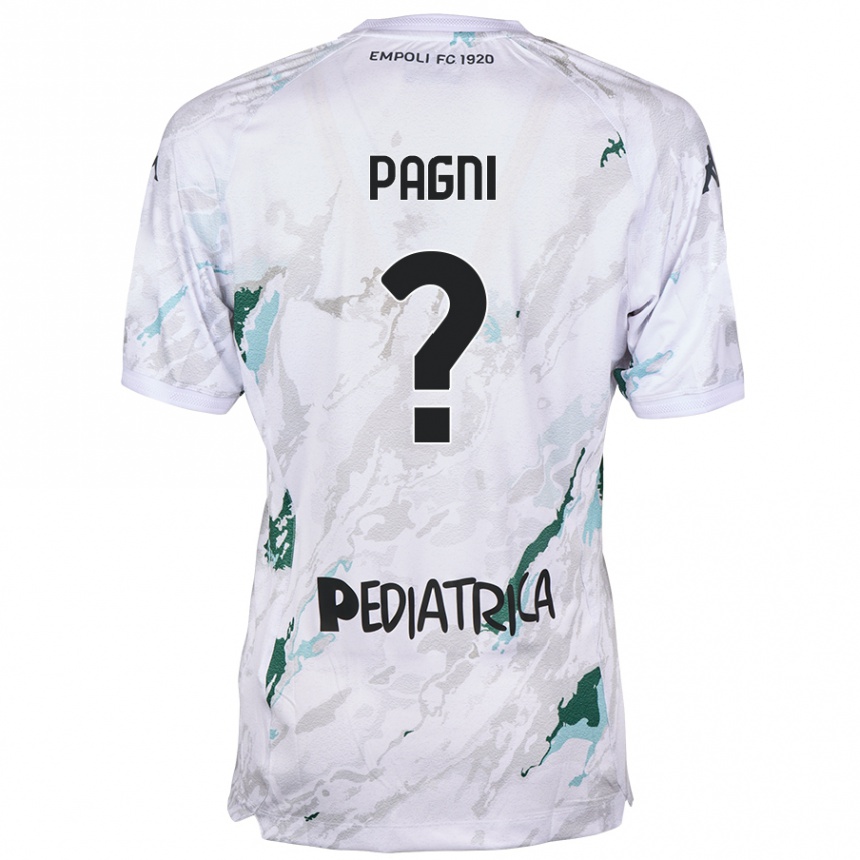 Enfant Football Maillot Niccolò Pagni #0 Gris Tenues Extérieur 2024/25