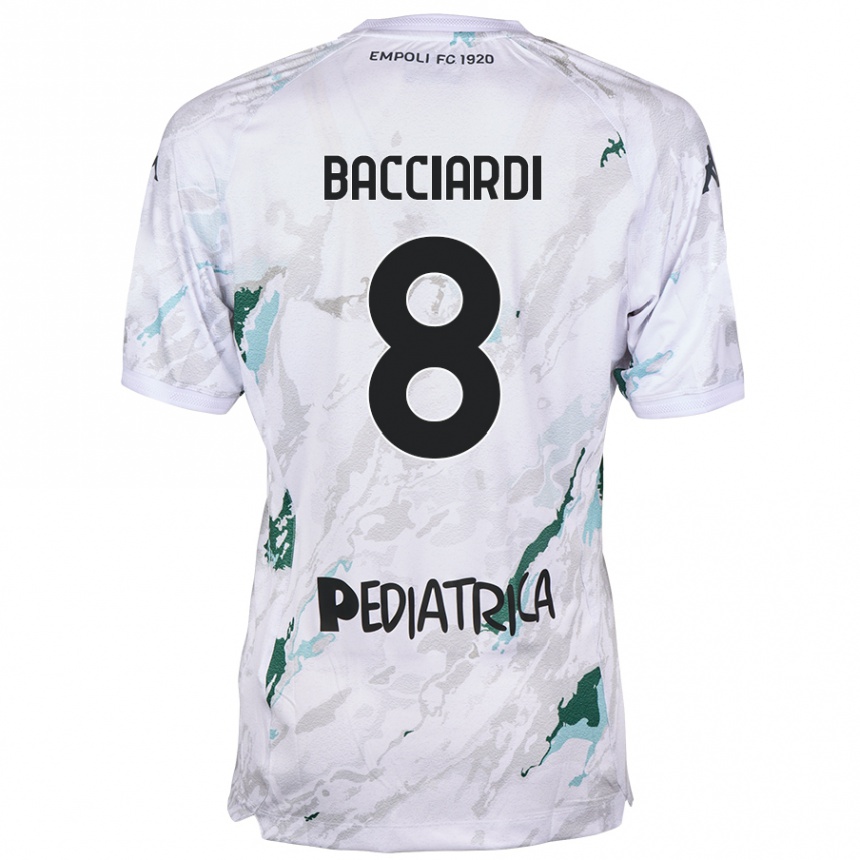 Enfant Football Maillot Andrea Bacciardi #8 Gris Tenues Extérieur 2024/25