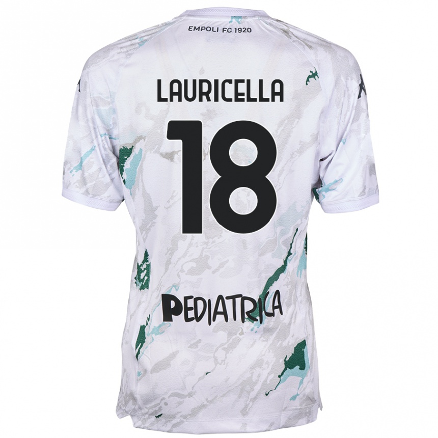 Enfant Football Maillot Giovanni Lauricella #18 Gris Tenues Extérieur 2024/25