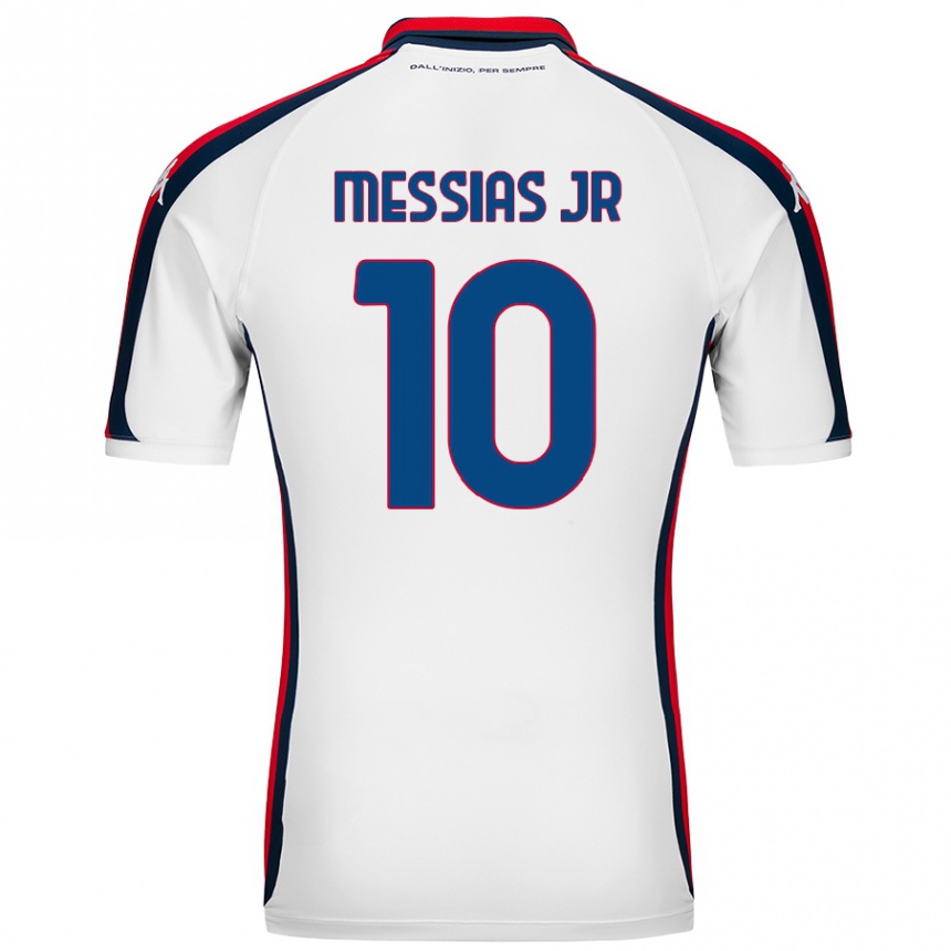 Enfant Football Maillot Junior Messias #10 Blanc Tenues Extérieur 2024/25