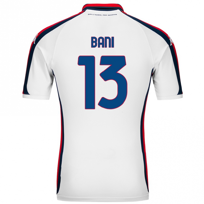 Enfant Football Maillot Mattia Bani #13 Blanc Tenues Extérieur 2024/25