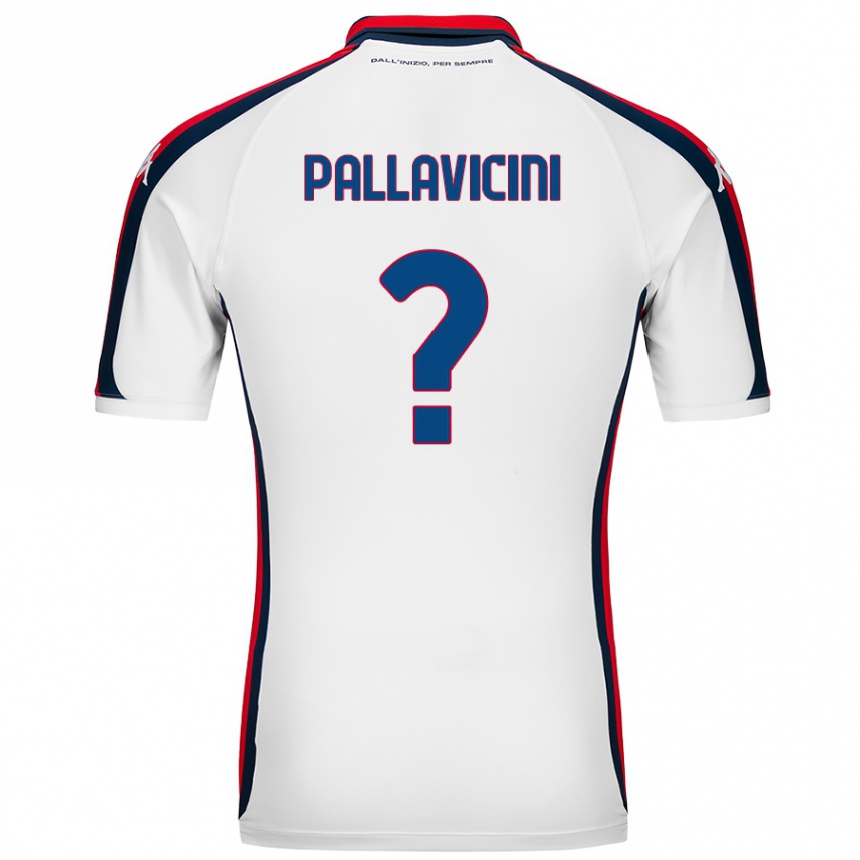 Enfant Football Maillot Matteo Pallavicini #0 Blanc Tenues Extérieur 2024/25