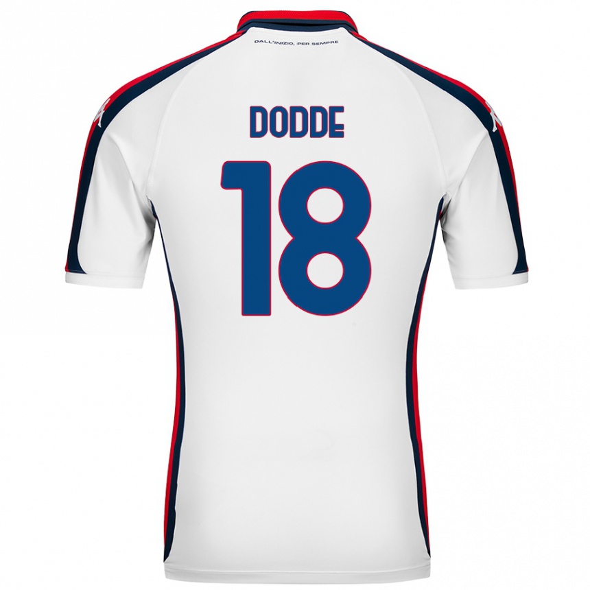 Enfant Football Maillot Filippo Dodde #18 Blanc Tenues Extérieur 2024/25