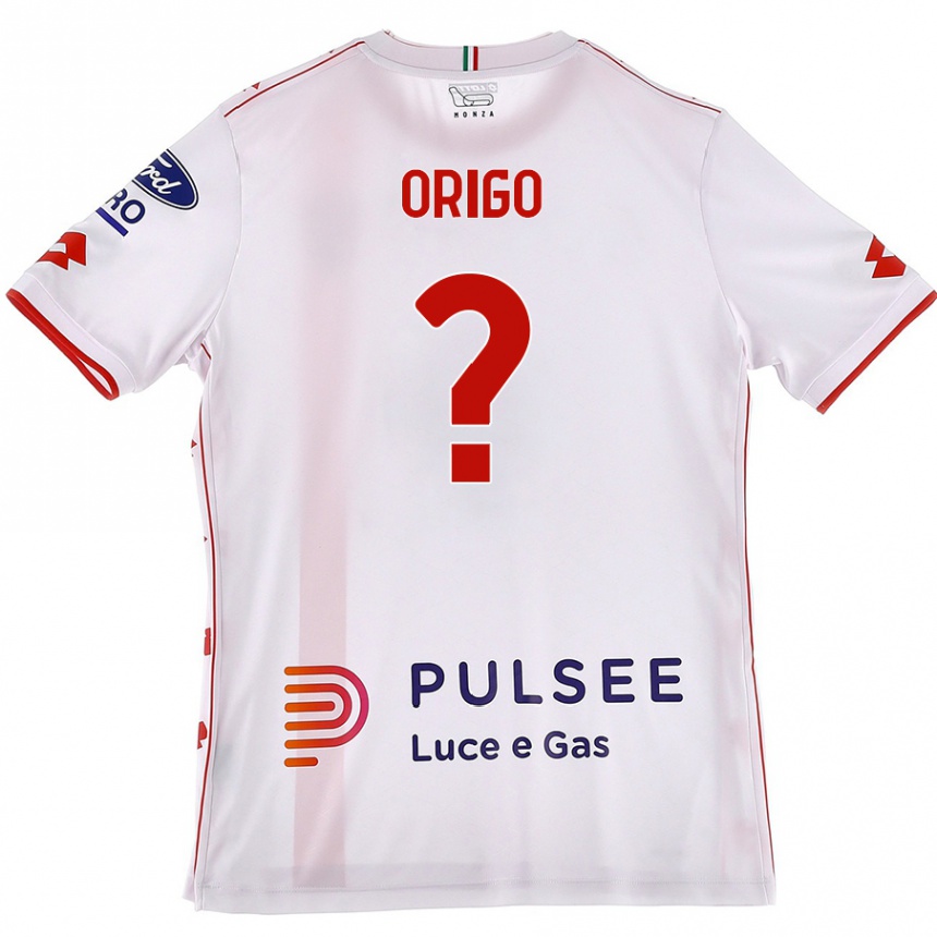 Enfant Football Maillot Tobias Origo #0 Blanc Rouge Tenues Extérieur 2024/25