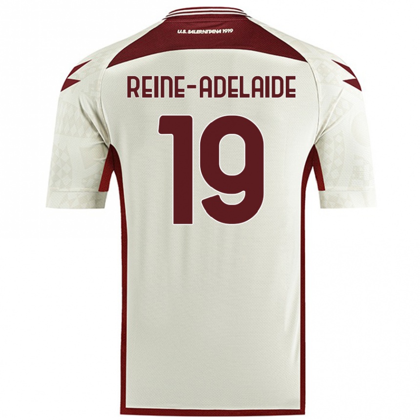 Enfant Football Maillot Jeff Reine-Adelaide #19 Couleur Crème Tenues Extérieur 2024/25