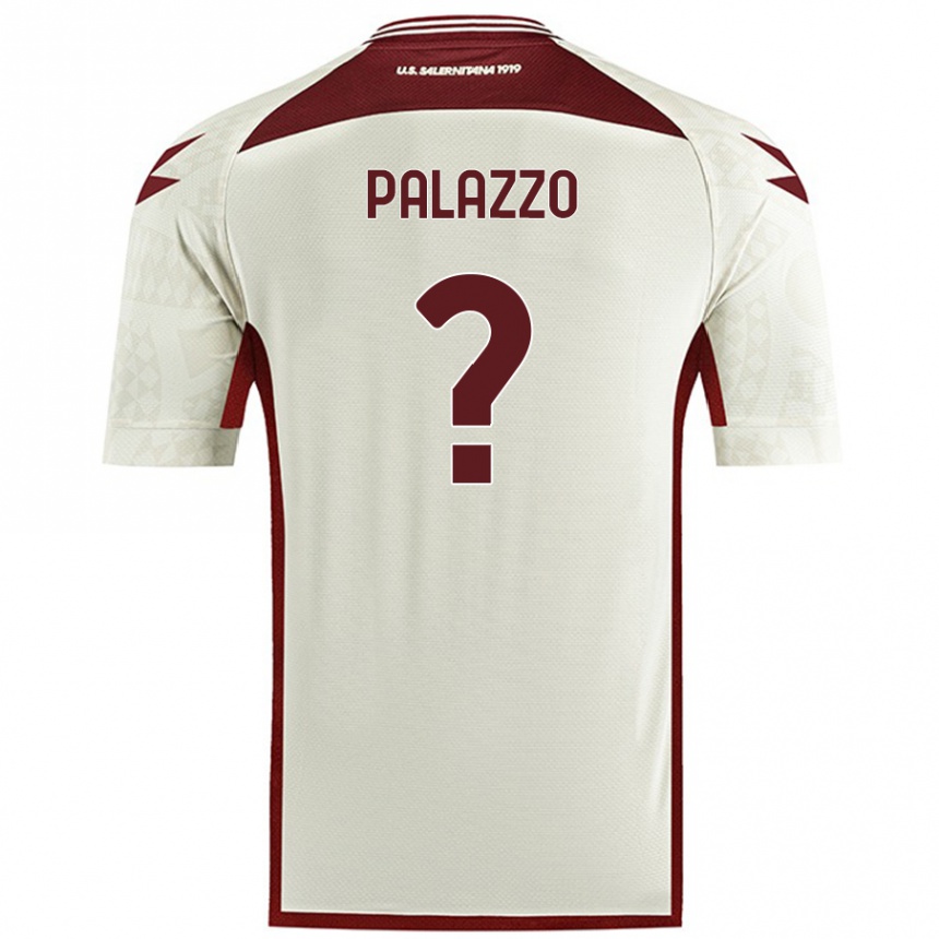 Enfant Football Maillot Mario Palazzo #0 Couleur Crème Tenues Extérieur 2024/25