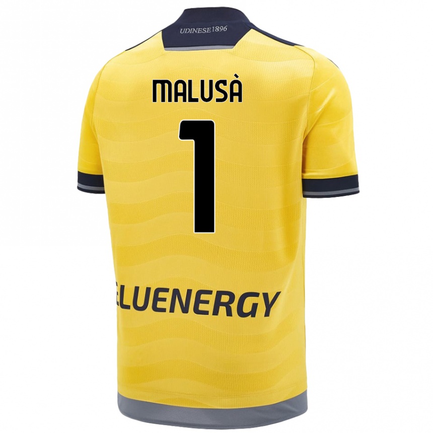 Enfant Football Maillot Joel Malusà #1 Doré Tenues Extérieur 2024/25