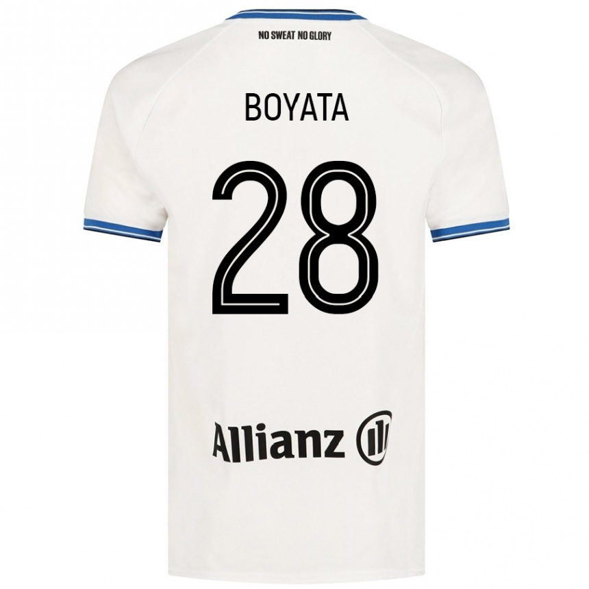 Enfant Football Maillot Dedryck Boyata #28 Blanc Tenues Extérieur 2024/25