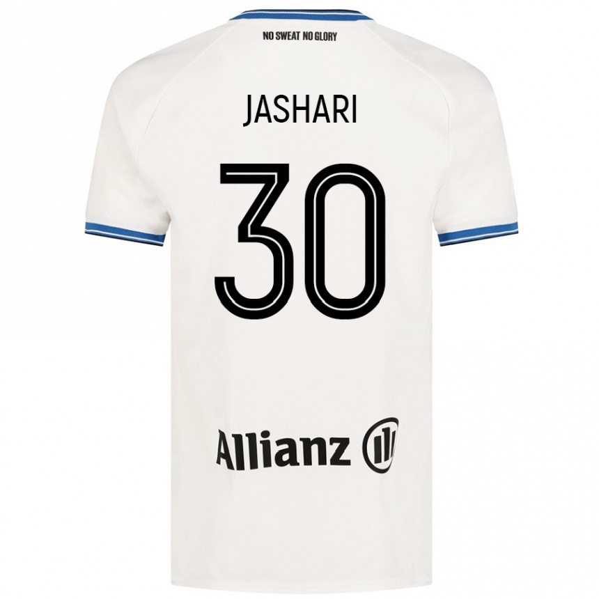 Enfant Football Maillot Ardon Jashari #30 Blanc Tenues Extérieur 2024/25