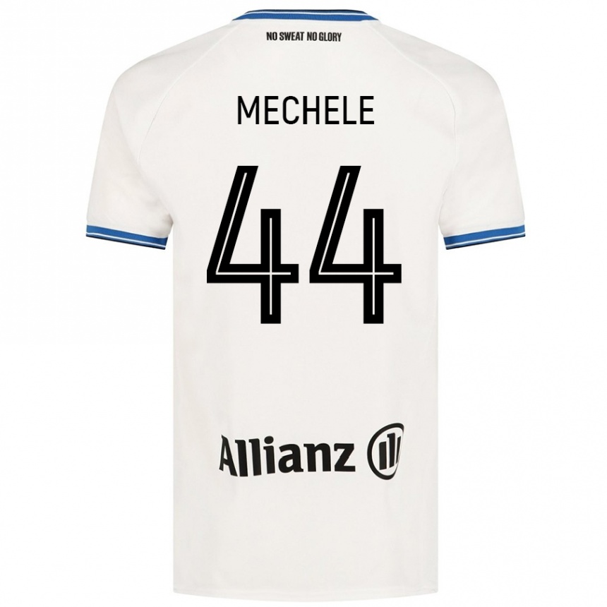 Enfant Football Maillot Brandon Mechele #44 Blanc Tenues Extérieur 2024/25