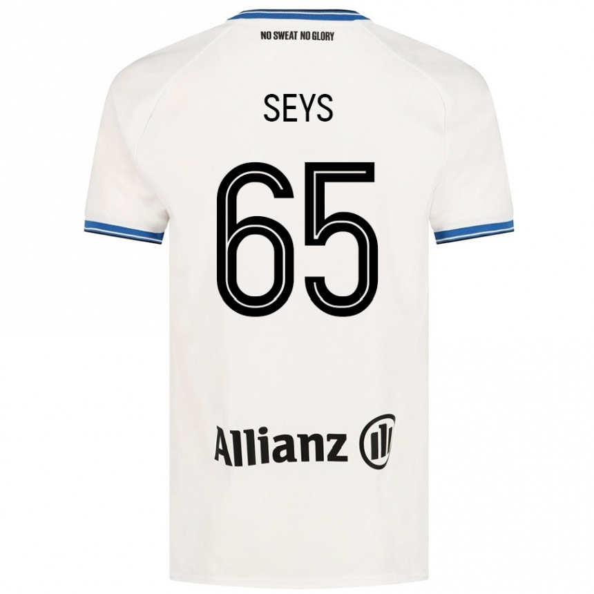 Enfant Football Maillot Joaquin Seys #65 Blanc Tenues Extérieur 2024/25