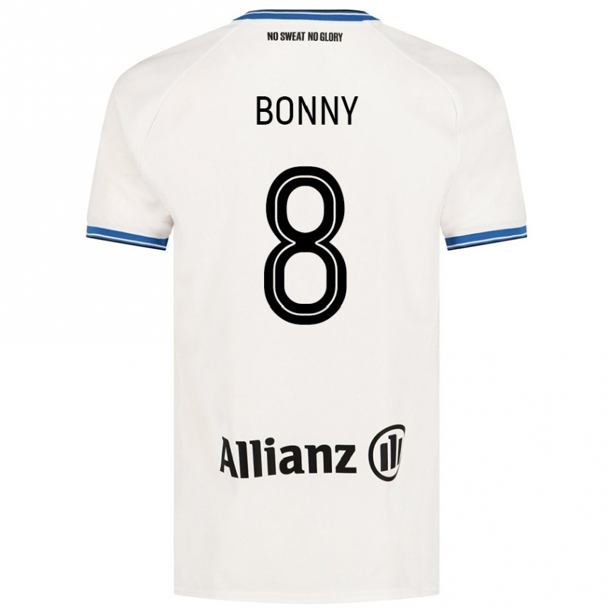 Enfant Football Maillot Chionne Bonny #8 Blanc Tenues Extérieur 2024/25