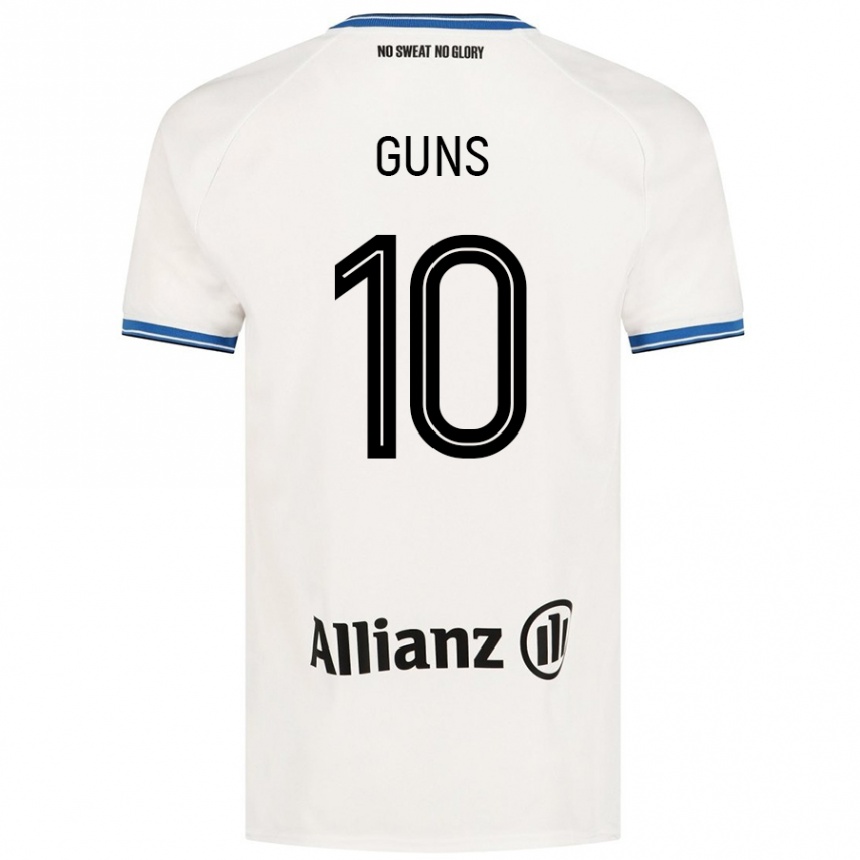 Enfant Football Maillot Celien Guns #10 Blanc Tenues Extérieur 2024/25