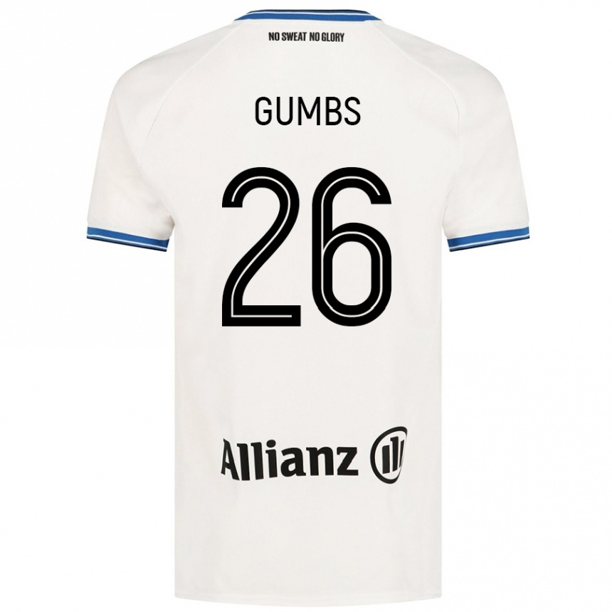 Enfant Football Maillot Aisse Gumbs #26 Blanc Tenues Extérieur 2024/25