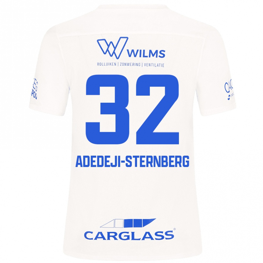 Enfant Football Maillot Noah Adedeji-Sternberg #32 Blanc Tenues Extérieur 2024/25