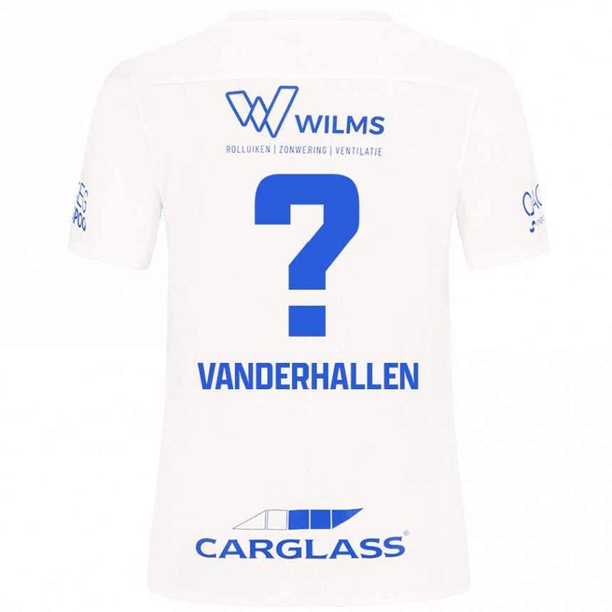 Enfant Football Maillot Yari Vanderhallen #0 Blanc Tenues Extérieur 2024/25