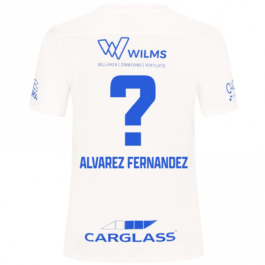 Enfant Football Maillot Loïc Alvarez Fernandez #0 Blanc Tenues Extérieur 2024/25