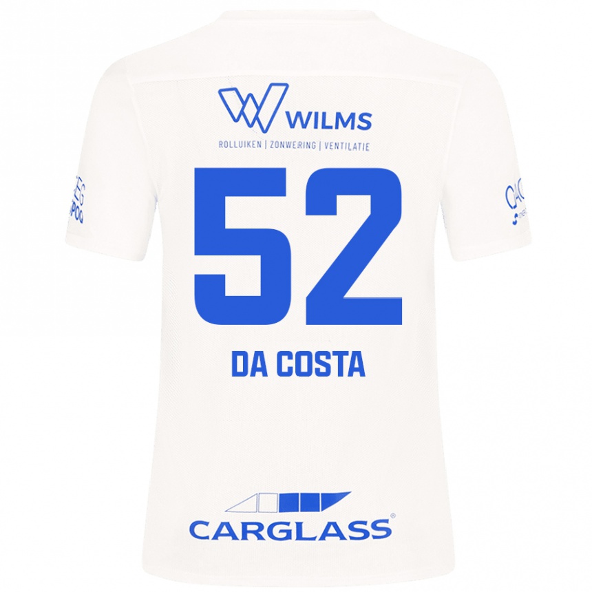 Enfant Football Maillot Wilson Da Costa #52 Blanc Tenues Extérieur 2024/25